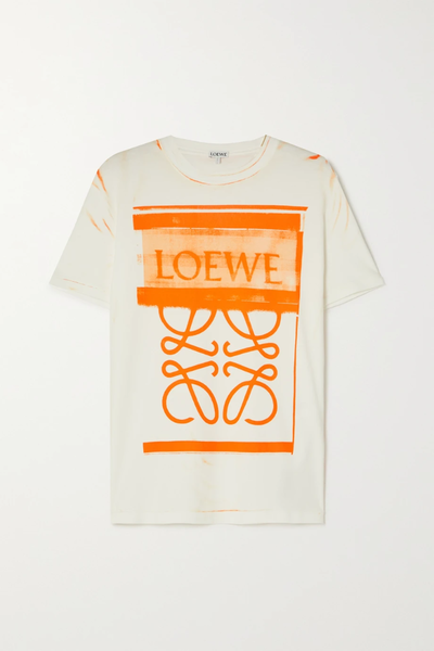 유럽직배송 로에베 티셔츠 LOEWE Printed cotton-jersey T-shirt 43769801097466454