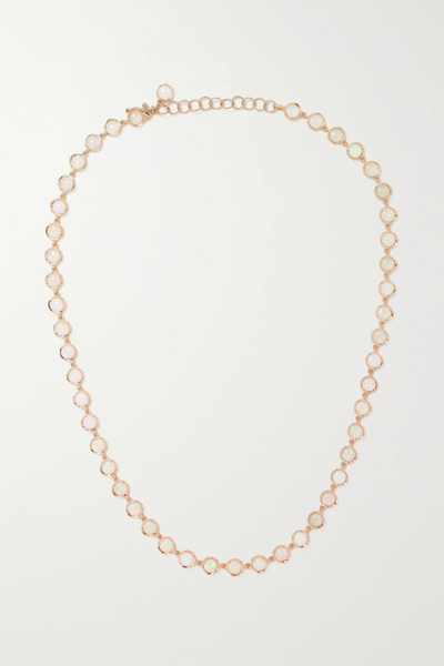 유럽직배송  아이린뉴워스 목걸이 IRENE NEUWIRTH 18-karat rose gold opal necklace 42247633208641154