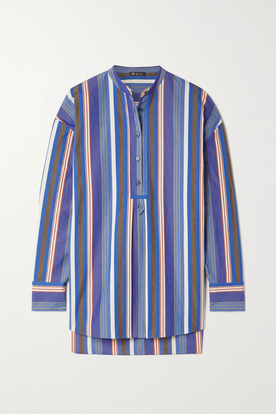 유럽직배송 로로피아나 셔츠 LORO PIANA Aneta striped cotton shirt 25185454456005583