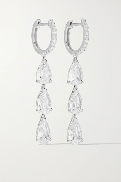 유럽직배송 아니타고 귀걸이 ANITA KO Anya 18-karat white gold diamond earrings 38063312418589384