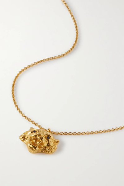 유럽직배송 베굼칸 목걸이 BEGÜM KHAN Tiger gold-plated crystal necklace 36093695688957937