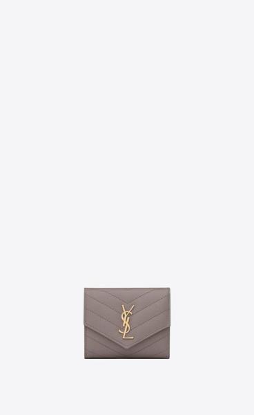 유럽직배송 입생로랑 지갑 SAINT LAURENT cassandre saint laurent matelassé multi-folded wallet in grain de poudre embossed leather 692061BOW011202
