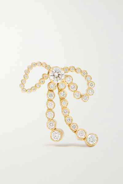 유럽직배송 소피빌리브라헤 싱글 귀걸이 SOPHIE BILLE BRAHE Rosette de Diamant 18-karat gold diamond single earring 1647597284930249