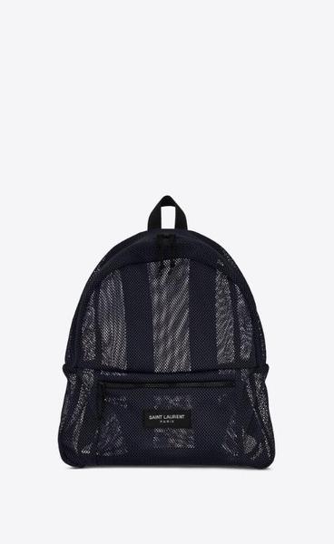 유럽직배송 입생로랑 백팩 SAINT LAURENT slp backpack in mesh and nylon 67163427O1Z4266