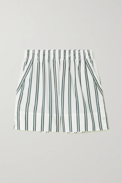 유럽직배송 3.1필립림 3.1 PHILLIP LIM Boxer striped cotton-blend poplin shorts 43769801096289146