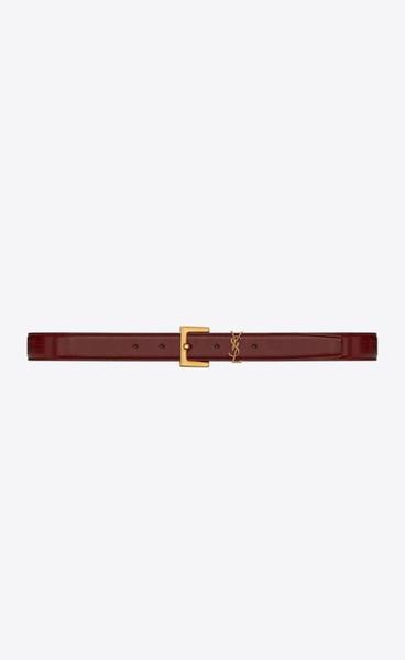 유럽직배송 입생로랑 여성벨트 SAINT LAURENT cassandre belt with square buckle in shiny box saint laurent leather 634437AAAOY6133
