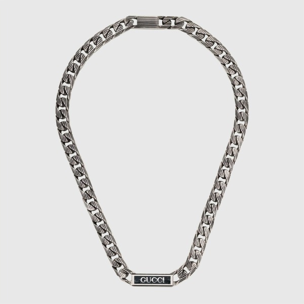유럽직배송 구찌 목걸이 GUCCI logo enamel necklace 701624J84101064