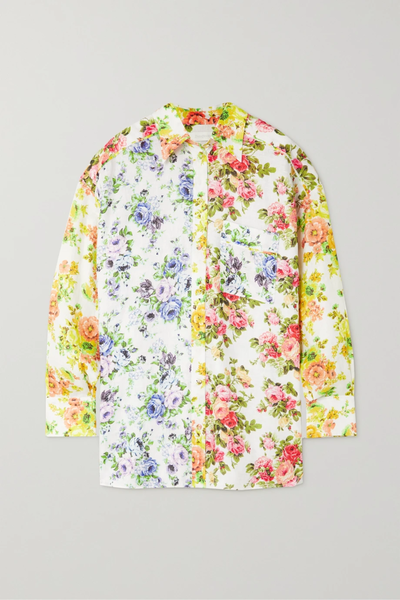 유럽직배송 짐머만 셔츠 ZIMMERMANN + NET SUSTAIN floral-print organic linen shirt 38063312420600220