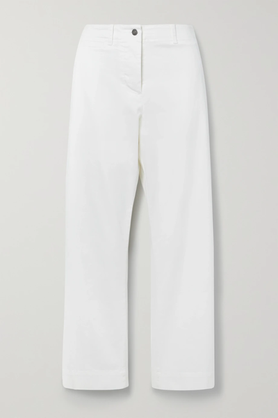 유럽직배송 닐리로탄 팬츠 NILI LOTAN Tomboy cotton-blend twill straight-leg pants 33258524071926616