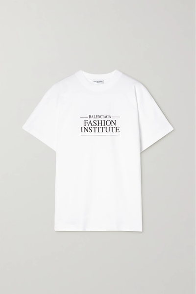 유럽직배송 발렌시아가 티셔츠 BALENCIAGA Printed cotton-jersey T-shirt 1647597284059088