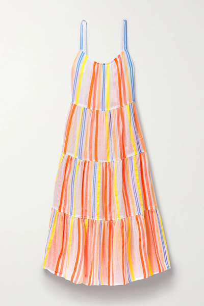 유럽직배송 렘렘 원피스 LEMLEM Tirunesh striped cotton-blend gauze maxi dress 42247633207905006