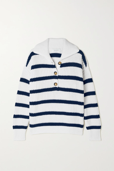 유럽직배송 라린 스웨터 LA LIGNE Bateau striped ribbed cotton sweater 38063312420535553