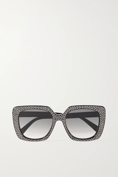 유럽직배송 셀린느 선글라스 CELINE EYEWEAR Oversized square-frame embellished acetate sunglasses 38063312418016241