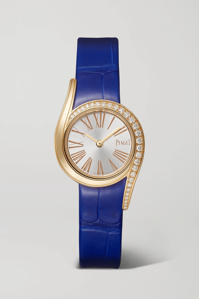유럽직배송 피아제 PIAGET Limelight Gala Limited Edition 26mm 18-karat rose gold, alligator and diamond watch 45666037504151968
