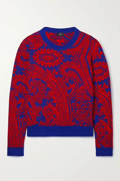 유럽직배송 에트로 스웨터 ETRO Lulu wool-blend jacquard sweater 43769801095606477