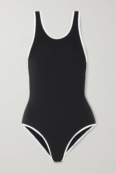 유럽직배송 리사마리페르난데즈 LISA MARIE FERNANDEZ Button-embellished stretch-crepe swimsuit 45666037504791093