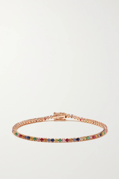 유럽직배송 아니타고 팔찌 ANITA KO Hepburn 18-karat rose gold multi-stone bracelet 1647597282841374
