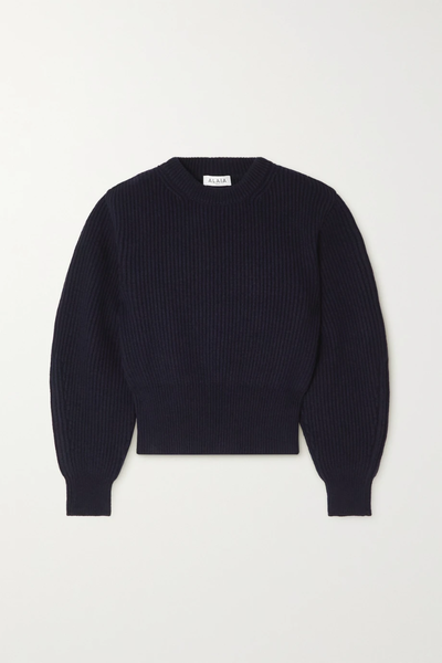 유럽직배송 알라이아 스웨터 ALAÏA Ribbed wool and cashmere-blend sweater 43769801097439923