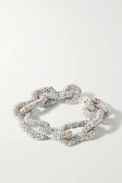 유럽직배송 PEARL OCTOPUSS.Y Silver-plated crystal necklace 1647597282948418