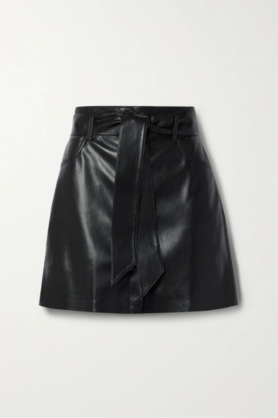 유럽직배송 나누시카 미니스커트 NANUSHKA Meda belted vegan leather mini skirt 1647597284240716