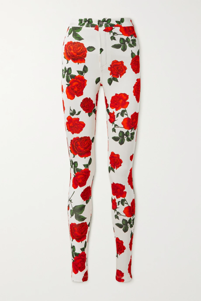 유럽직배송 생로랑 레깅스 SAINT LAURENT Floral-print stretch-jersey leggings 38063312419756638