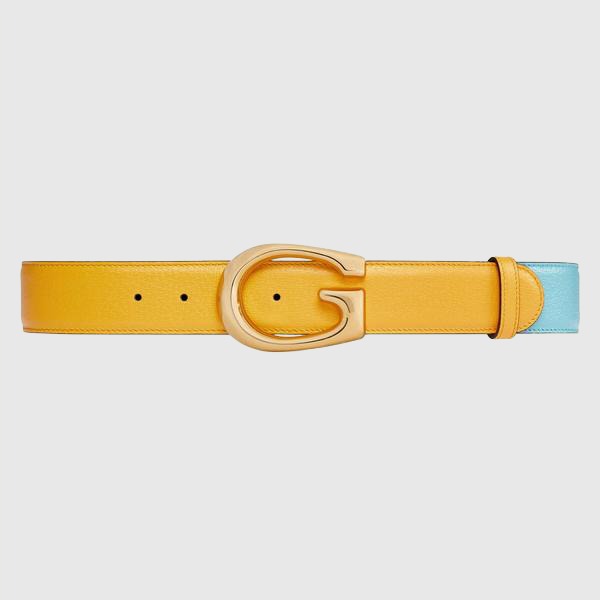 유럽직배송 구찌 벨트 GUCCI Two-tone belt with G buckle 709954DJ24G7641