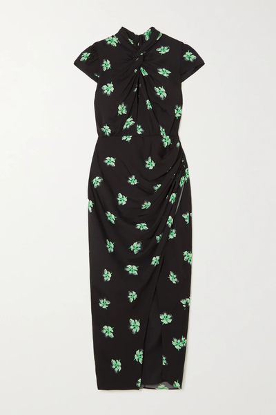 유럽직배송 셀프포트레이트 원피스 SELF-PORTRAIT Ruched floral-print crepe midi dress 1647597283066583