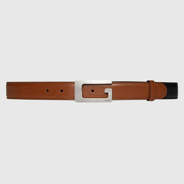 유럽직배송 구찌 벨트 GUCCI Two-tone belt with Square G 709958DJ24M2575