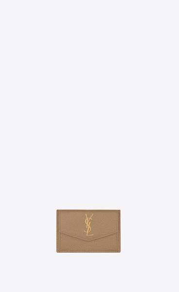 유럽직배송 입생로랑 업타운 카드케이스 SAINT LAURENT uptown flap card case in grain de poudre embossed leather 5823051GF0J2346