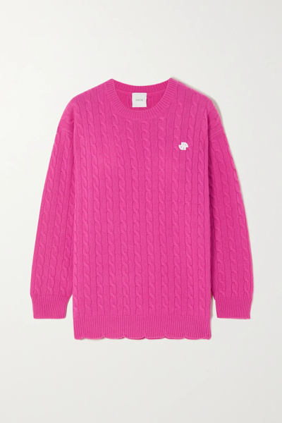유럽직배송 파투 스웨터 PATOU Cable-knit merino wool sweater 43769801096351013