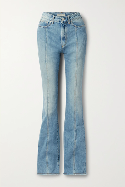 유럽직배송 알레산드라리치 청바지 ALESSANDRA RICH Embroidered high-rise flared jeans 1647597278312108