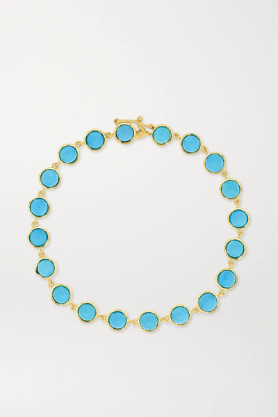 유럽직배송 아이린뉴워스 팔찌 IRENE NEUWIRTH Classic 18-karat gold lapis lazuli bracelet 19325877437199749