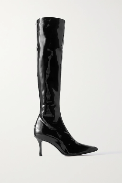 유럽직배송 랙앤본 롱부츠 RAG &amp; BONE Brea faux patent-leather knee boots 43769801095171503