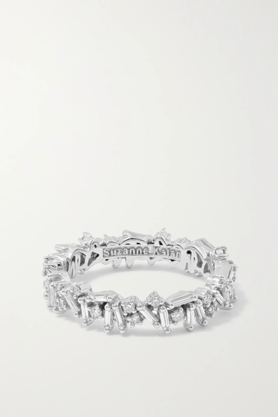 유럽직배송 수잔케일런 반지 SUZANNE KALAN Icon Eternity 18-karat white gold diamond ring 1647597286322486