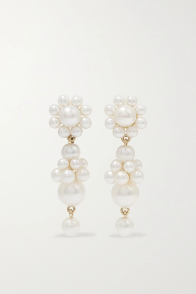 유럽직배송 소피빌리브라헤 귀걸이 SOPHIE BILLE BRAHE Tulipe de Mariage 14-karat gold pearl earrings 1647597277486321