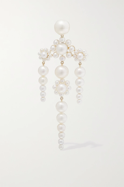유럽직배송 소피빌리브라헤 귀걸이 SOPHIE BILLE BRAHE Fontaine de Mariage 14-karat gold pearl single earring 1647597277490200