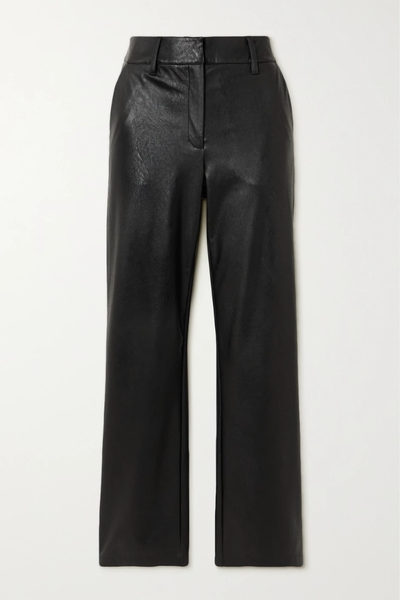 유럽직배송 COMMANDO Faux stretch-leather straight-leg pants 45666037505010428