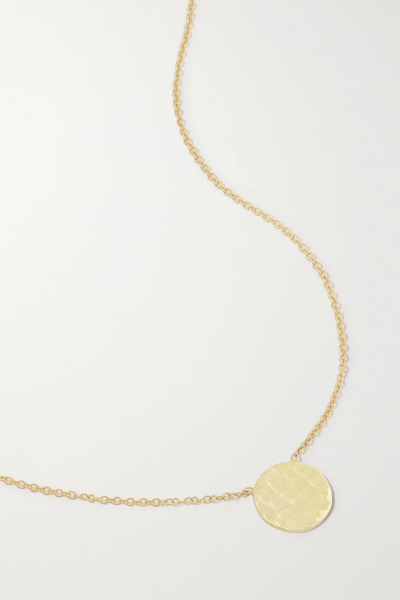 유럽직배송 제니퍼메이어 목걸이 JENNIFER MEYER Mini Hammered Disc 18-karat gold necklace 1647597288543880