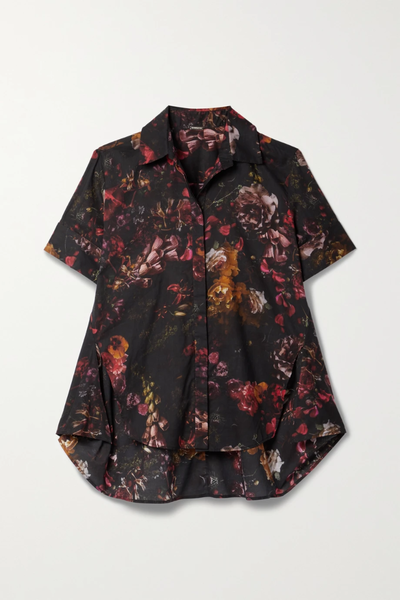 유럽직배송 아담립스 셔츠 ADAM LIPPES Floral-print cotton-voile shirt 46376663162724379