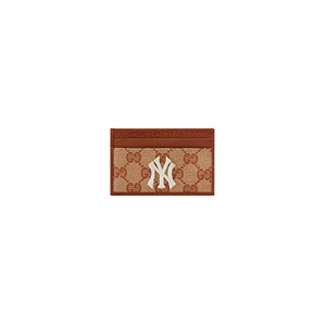 유럽직배송 구찌 뉴욕 양키스 패치 GG 카드 케이스 지갑 브릭 레드 GUCCI ORIGINAL GG CARD CASE 547793 9Y9ET 9573