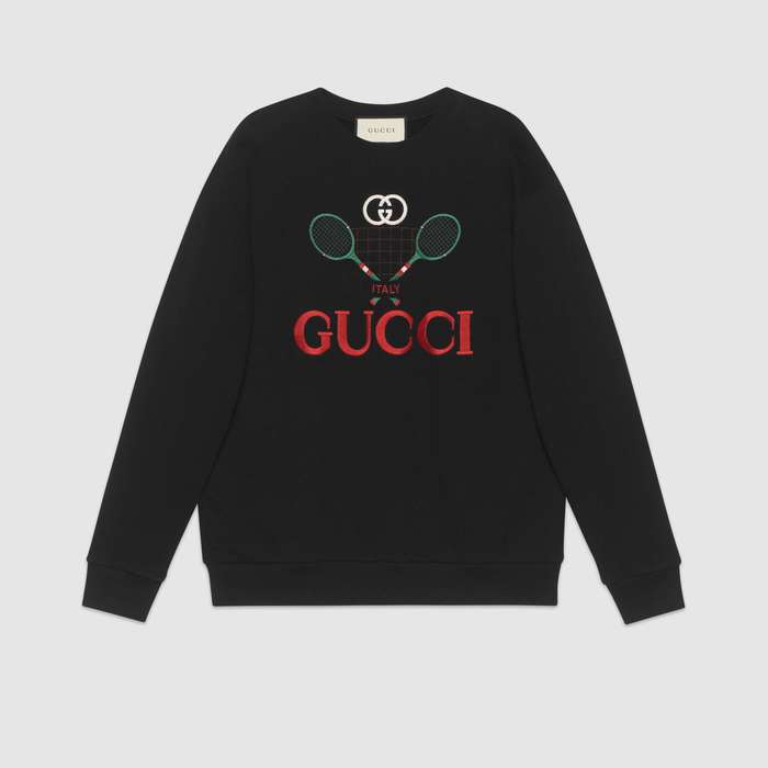 유럽직배송 구찌 GUCCI Oversize sweatshirt with Gucci Tennis 469250XJBIY1082