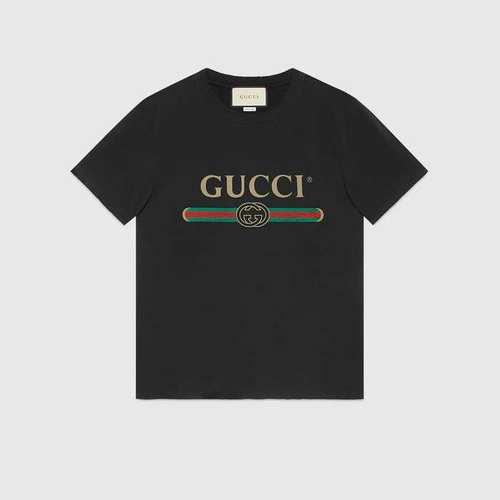 유럽직배송 구찌 티셔츠 GUCCI Oversize washed T-shirt with Gucci logo 440103X3F051508