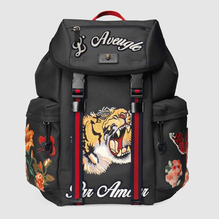 유럽직배송 구찌 GUCCI Backpack with embroidery 429037K1NAX8676