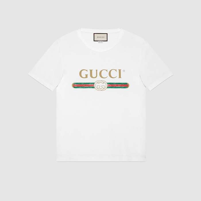 유럽직배송 구찌 티셔츠 GUCCI Oversize washed T-shirt with Gucci logo 440103X3F059045