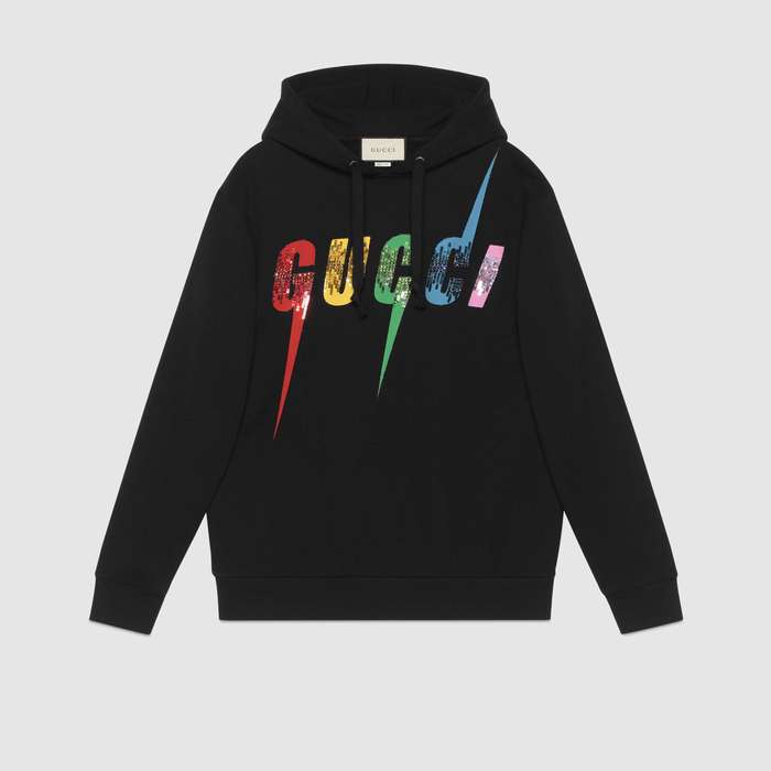유럽직배송 구찌 GUCCI Oversize sweatshirt with Gucci Blade 469251XJA0E1082