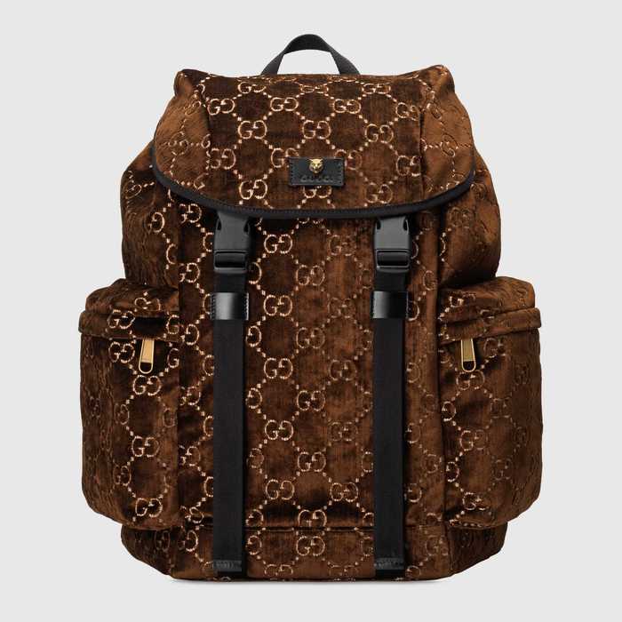 유럽직배송 구찌 GUCCI Medium GG velvet backpack 574923GZ8AX2071