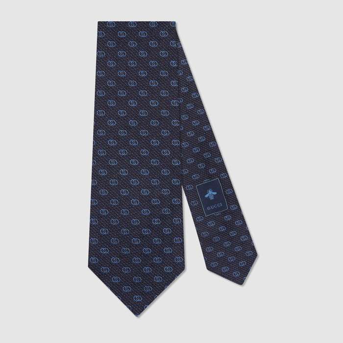 유럽직배송 구찌 GUCCI Silk tie with GG pattern 4565124E0024068