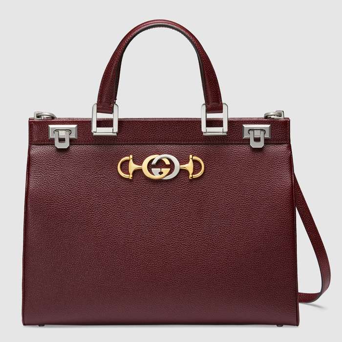 유럽직배송 구찌 GUCCI Zumi grainy leather medium top handle bag 5647141B90X6629