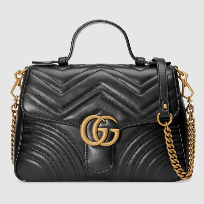 유럽직배송 구찌 GUCCI Gucci GG Marmont small top handle bag 498110DTDIT1000