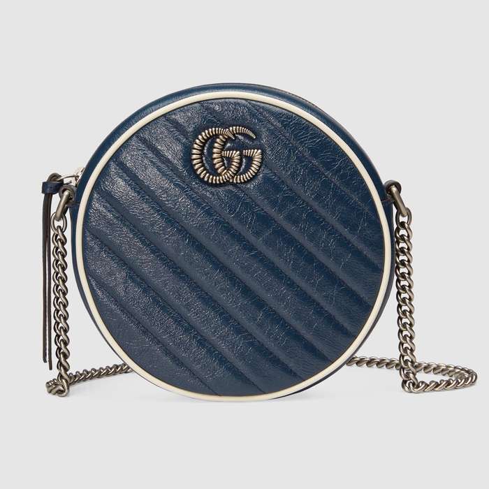 유럽직배송 구찌 GUCCI Gucci GG Marmont mini round shoulder bag 5501540OLFN4186